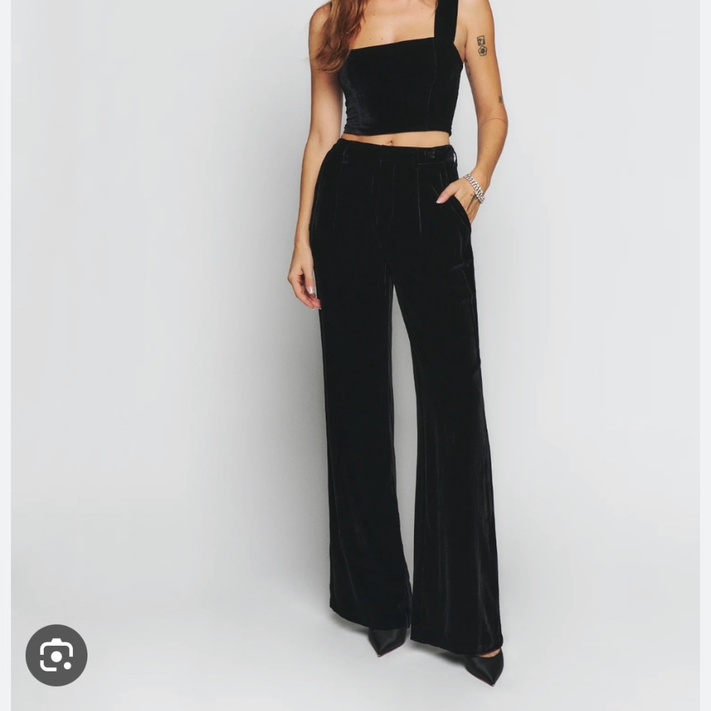 Reformation Petites Wes Velvet Pant